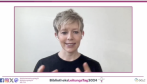 Steffi Burkhart, BLT24 Bibliotheksleitungstagung 2024 OCLC