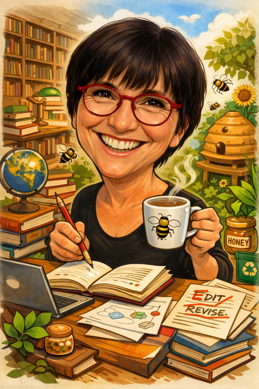 KI-generiertes Foto von Ilona Munique